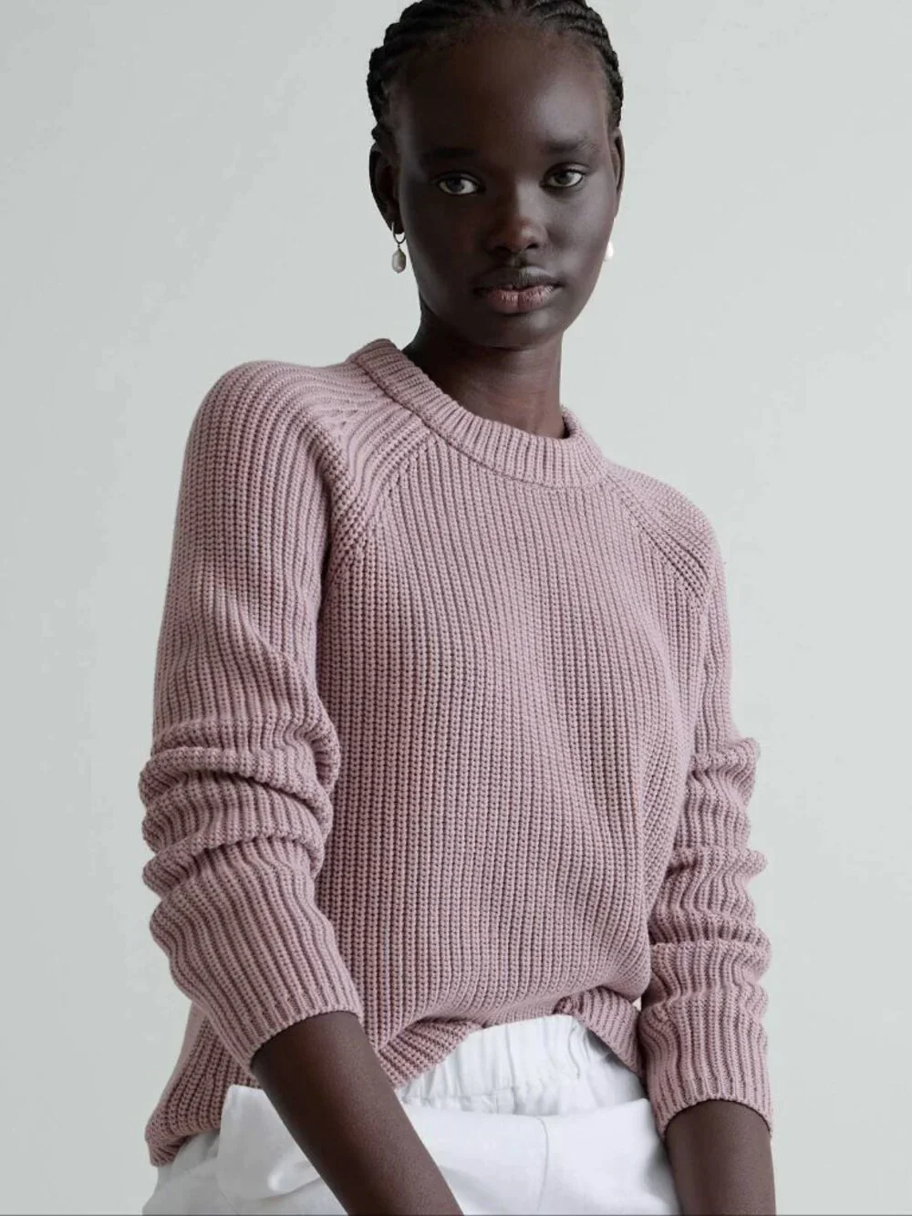 Quince Organic Cotton Fisherman Sweater